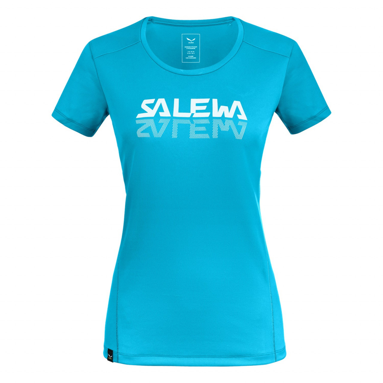 Salewa Sporty Graphic Dry T-Shirts γυναικεια μπλε Greece KA5268347